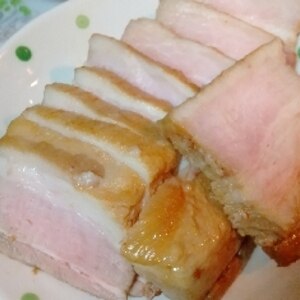 フライパン１つで２０分♪豚ヒレブロック肉で焼豚